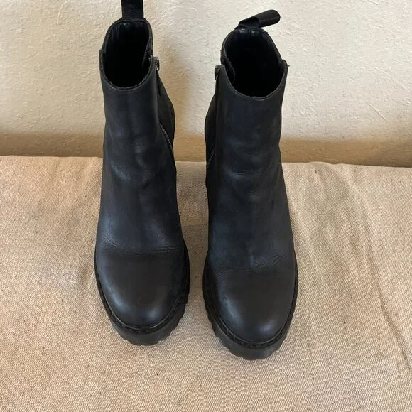 Dr. Martens Black Heeled Boots - Picture 2 of 13